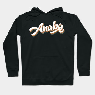 Analog Retro Aesthetic Design Hoodie